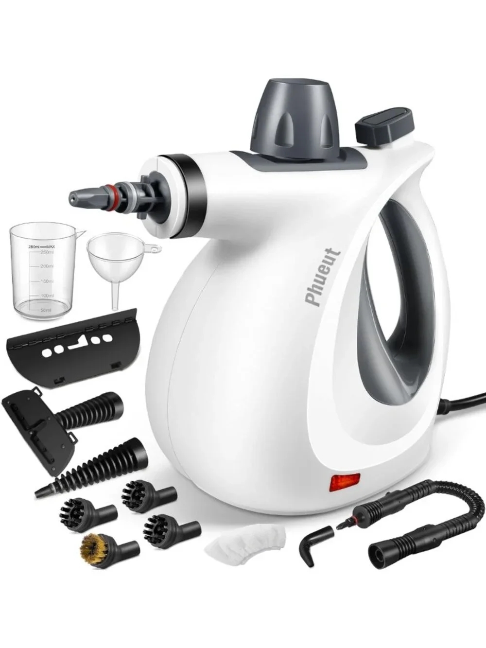 Multi-Surface Handheld Steam Cleaner with 12 Accessories - Perfect for Home